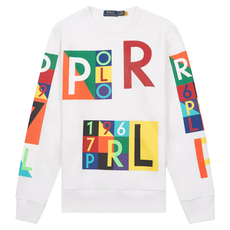 Polo Ralph Lauren Long Sleeve Graphic Fleece Polo RL “1967” Crewneck Sweatshirt