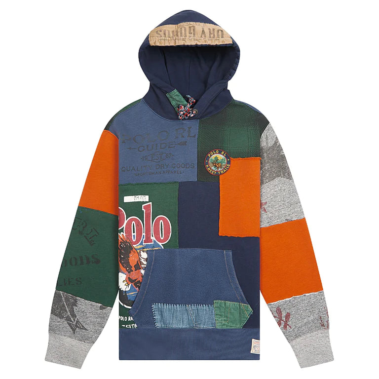 Polo Ralph Lauren Patchwork Fleece Hoodie