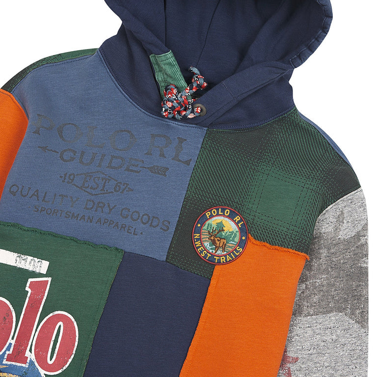 Polo Ralph Lauren Patchwork Fleece Hoodie