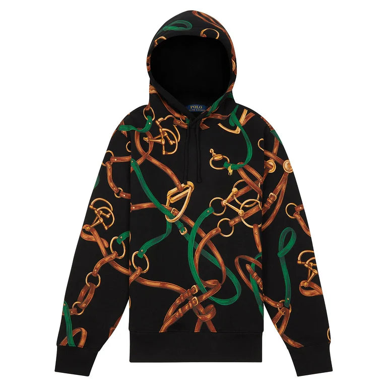 Polo Ralph Lauren Bridle-Print Fleece Hoodie