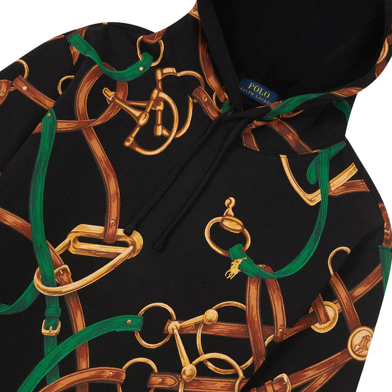 Polo Ralph Lauren Bridle-Print Fleece Hoodie