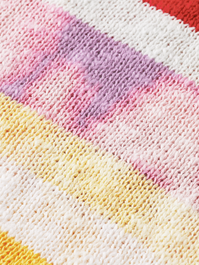 Scotch & Soda Striped Tie-dye Sweater