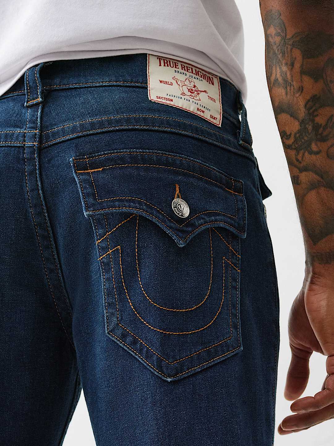 True Religion Geno SN Flap Jeans