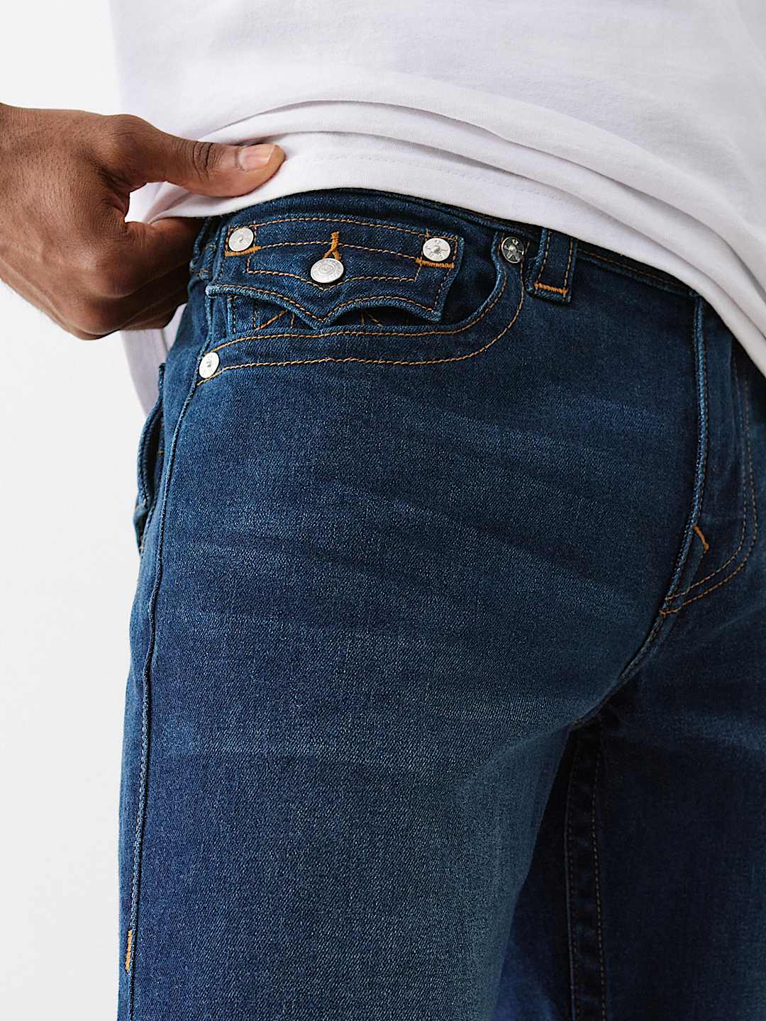 True Religion Geno SN Flap Jeans