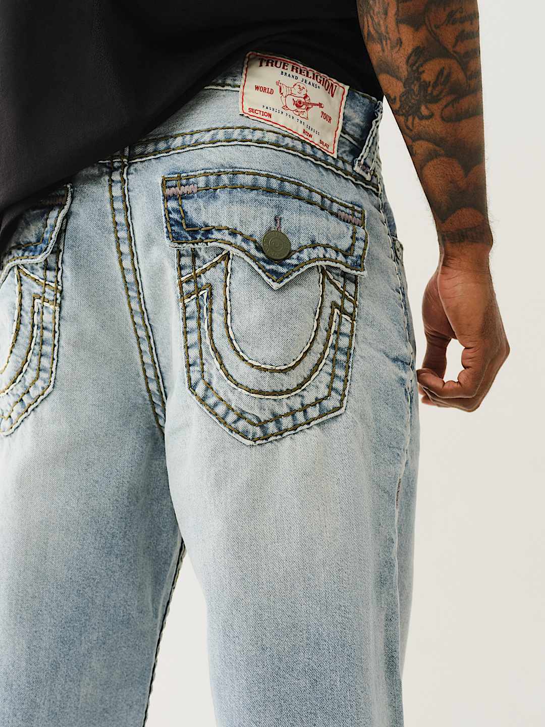 True Religion Vinny Quad Logo Super T Jeans