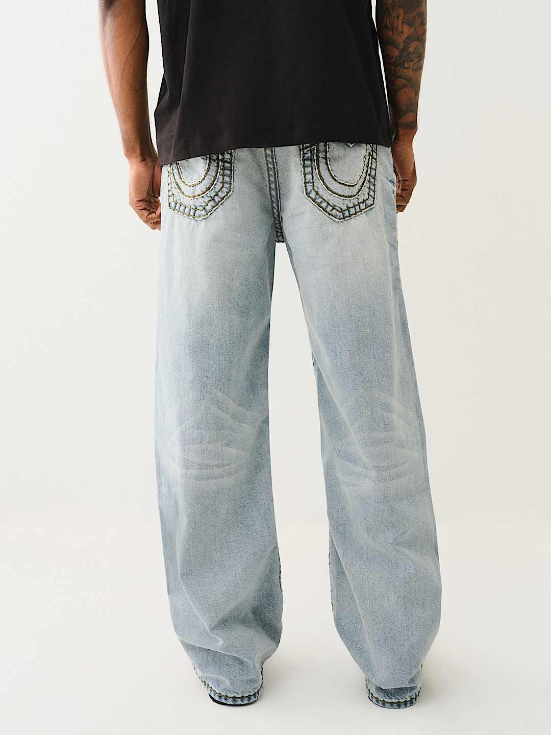 True Religion Vinny Quad Logo Super T Jeans