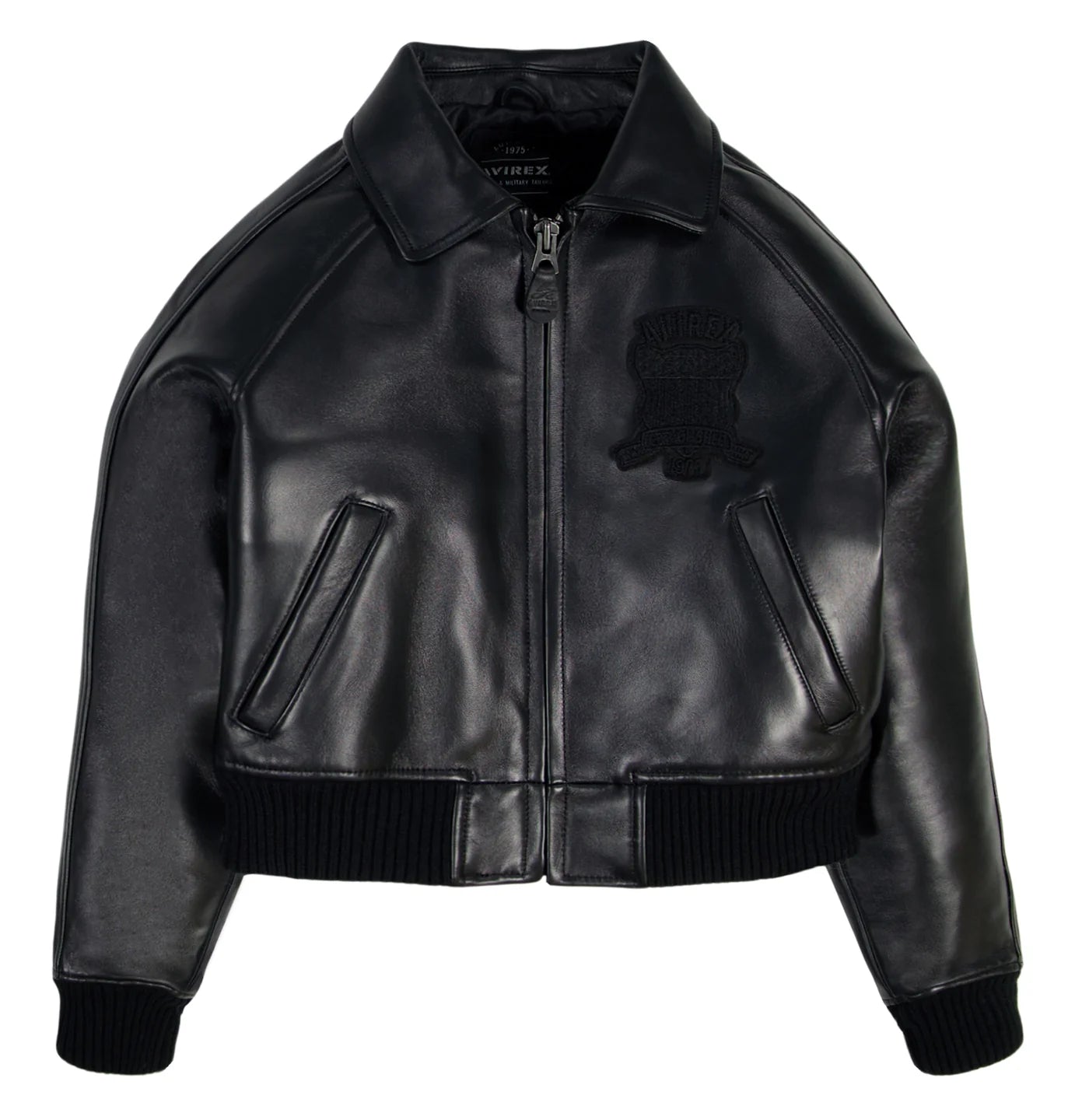 Avirex Women’s Leather Crop Jacket