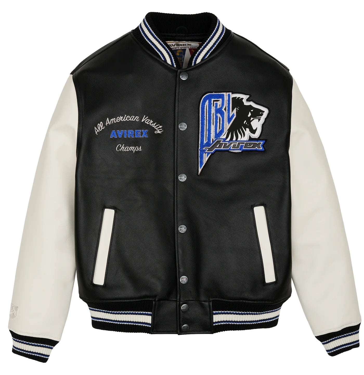 Avirex Black Lions Varsity Jacket