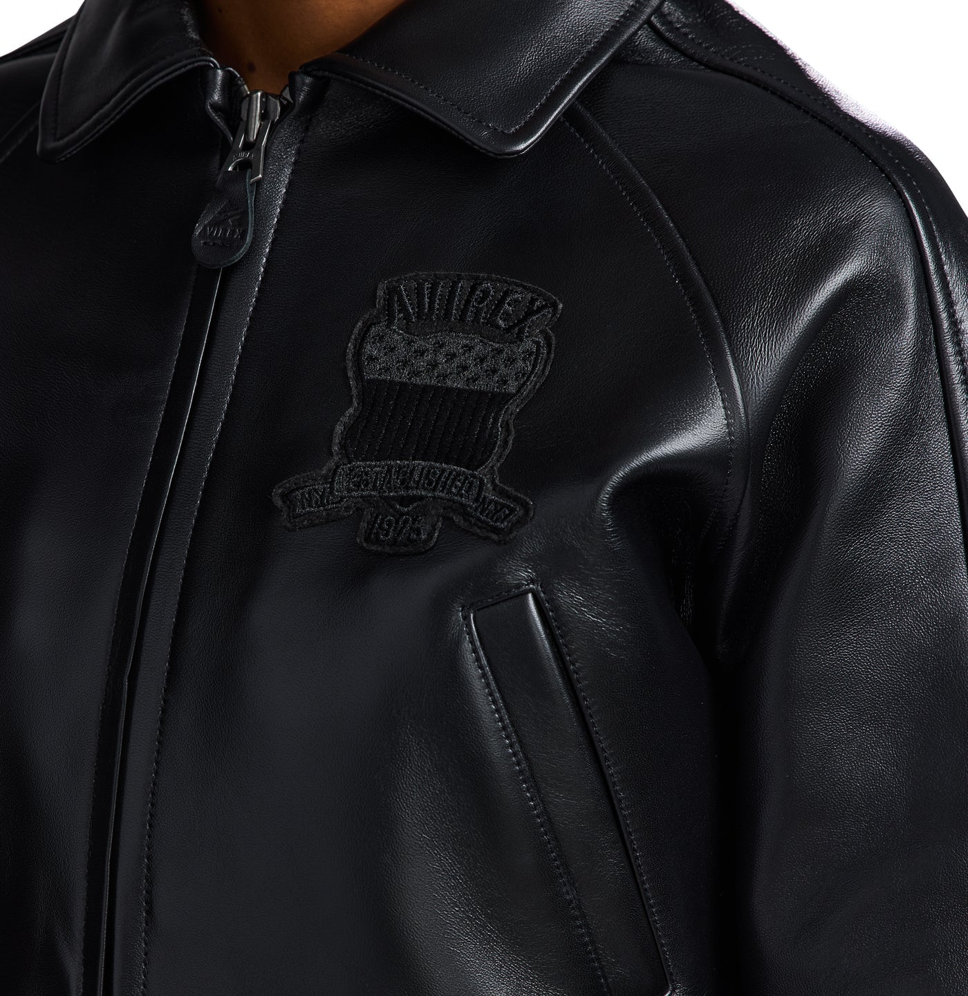 Avirex Women’s Leather Crop Jacket