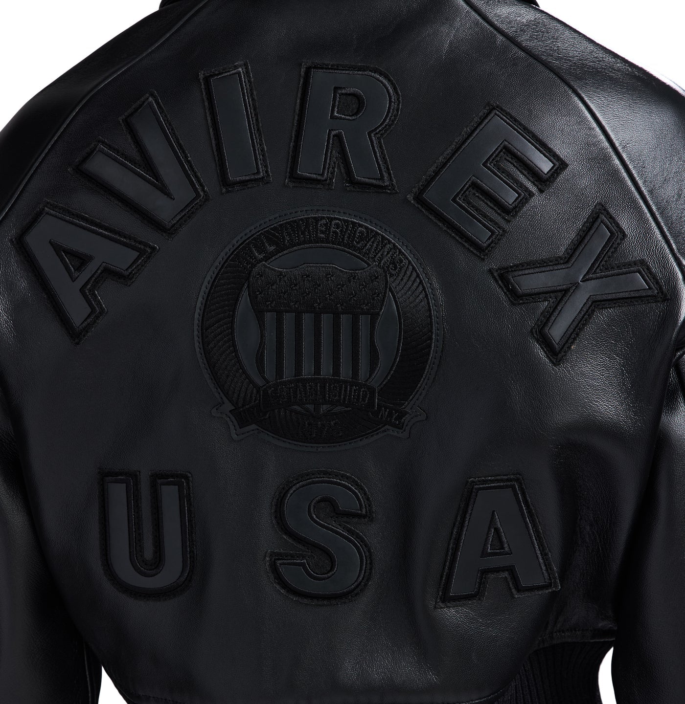 Avirex Women’s Leather Crop Jacket