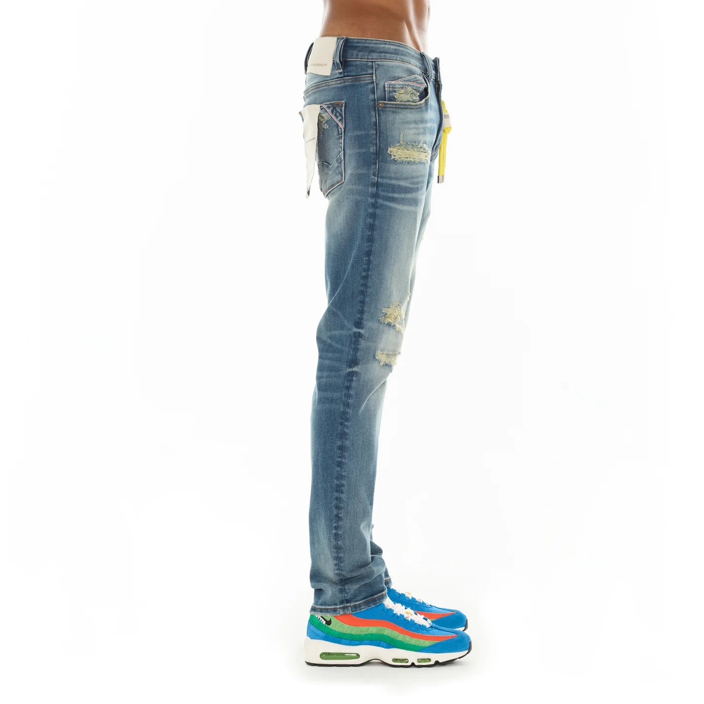 Cult Of Individuality Rocker Slim 602 Jeans in Vista - Blue Jeans
