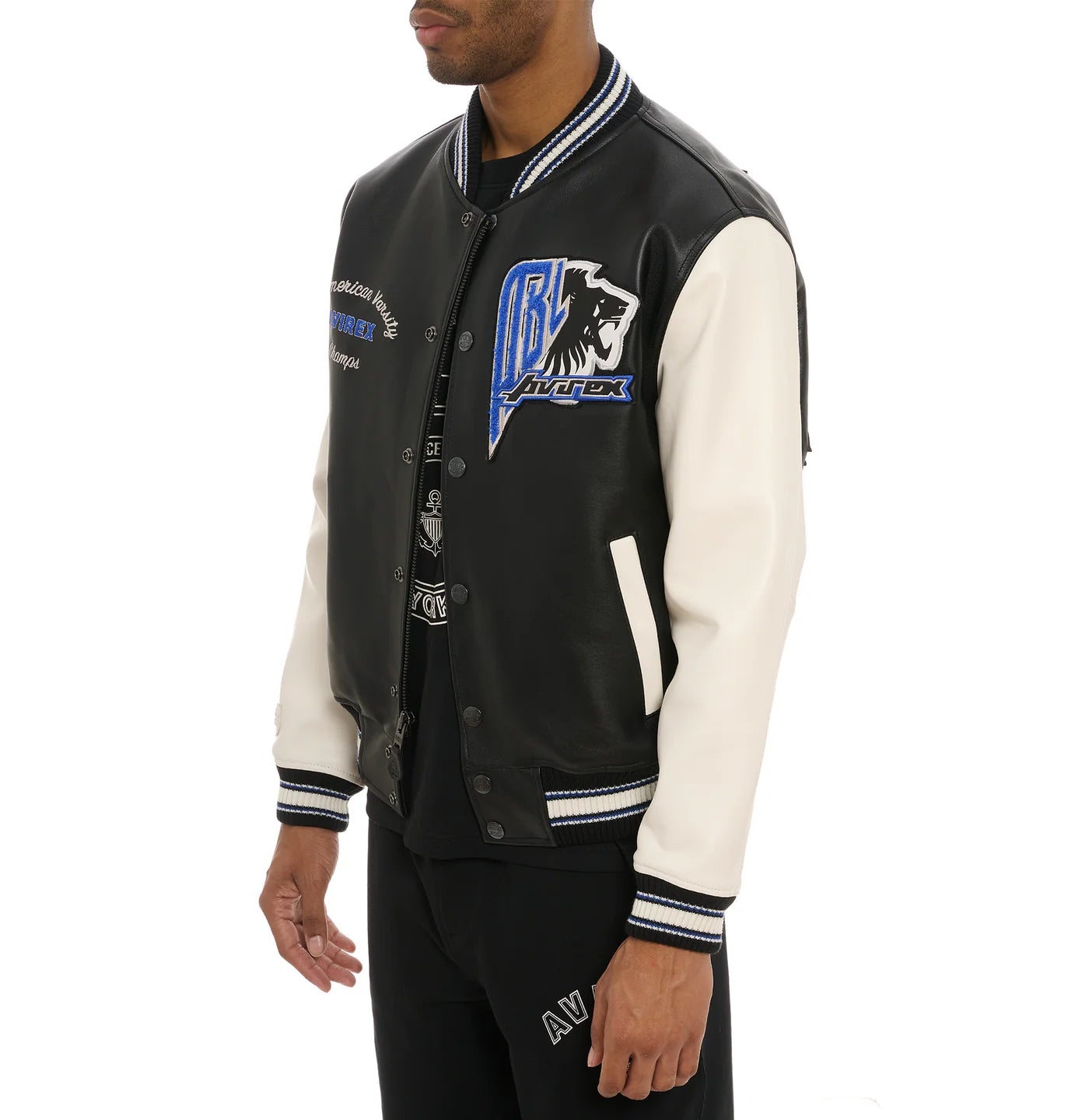 Avirex Black Lions Varsity Jacket