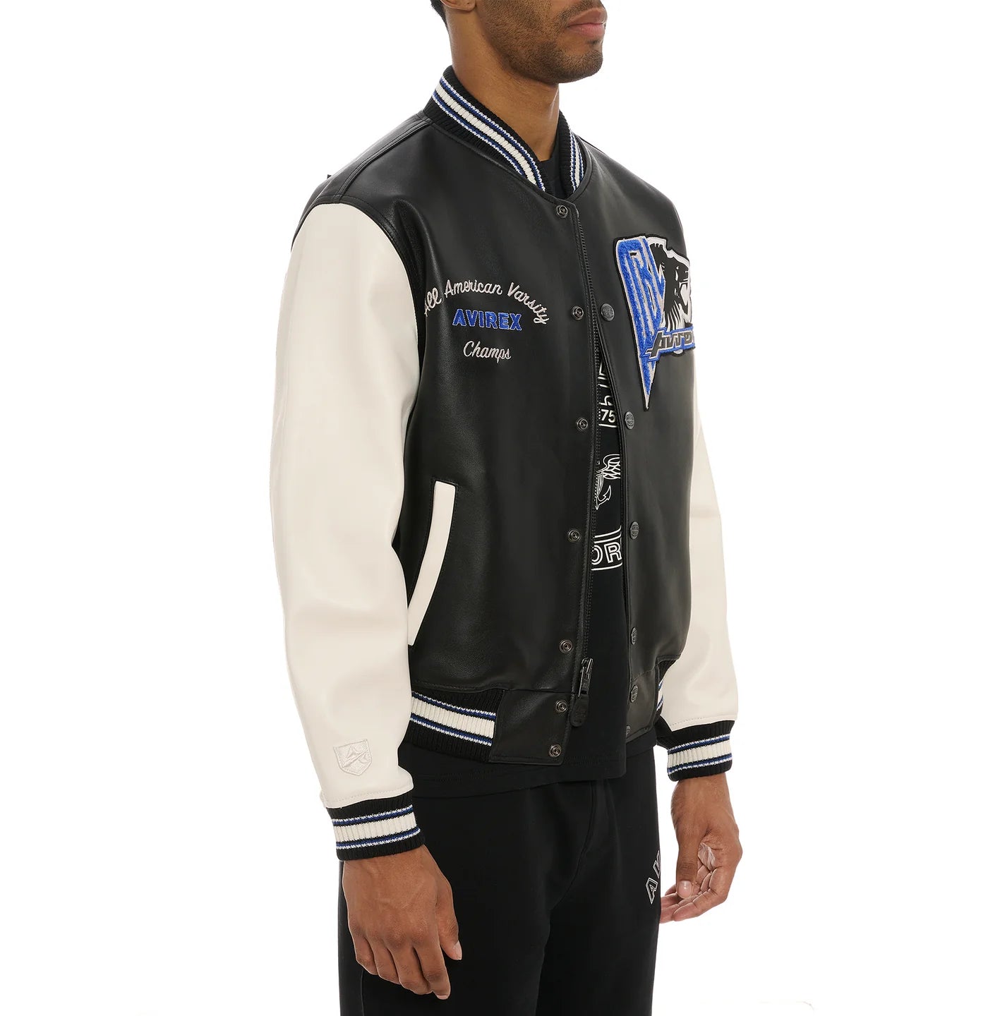 Avirex Black Lions Varsity Jacket