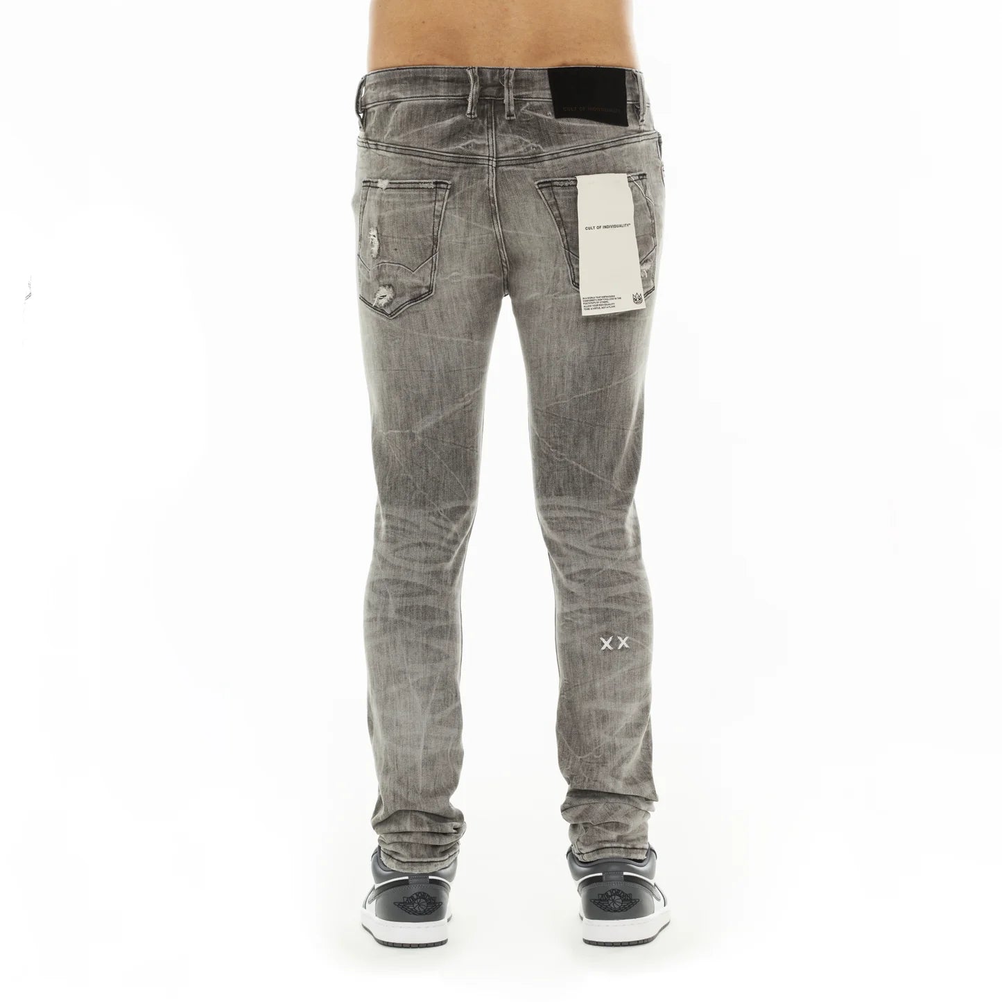 Cult Of Individuality Punk Super Skinny 601 Jeans in Zephyr - Blue Jeans