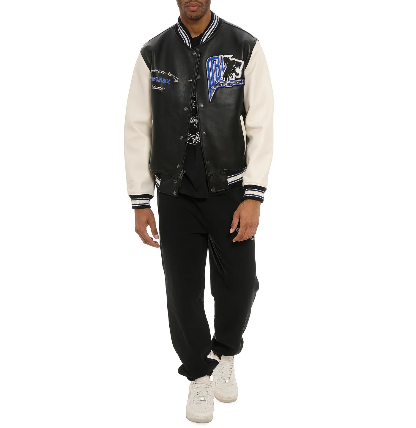 Avirex Black Lions Varsity Jacket