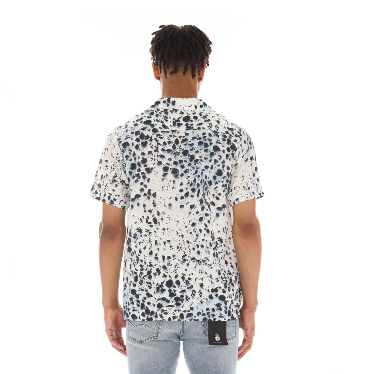 Cult Of Individuality Cuban Short Sleeve Woven Leopard