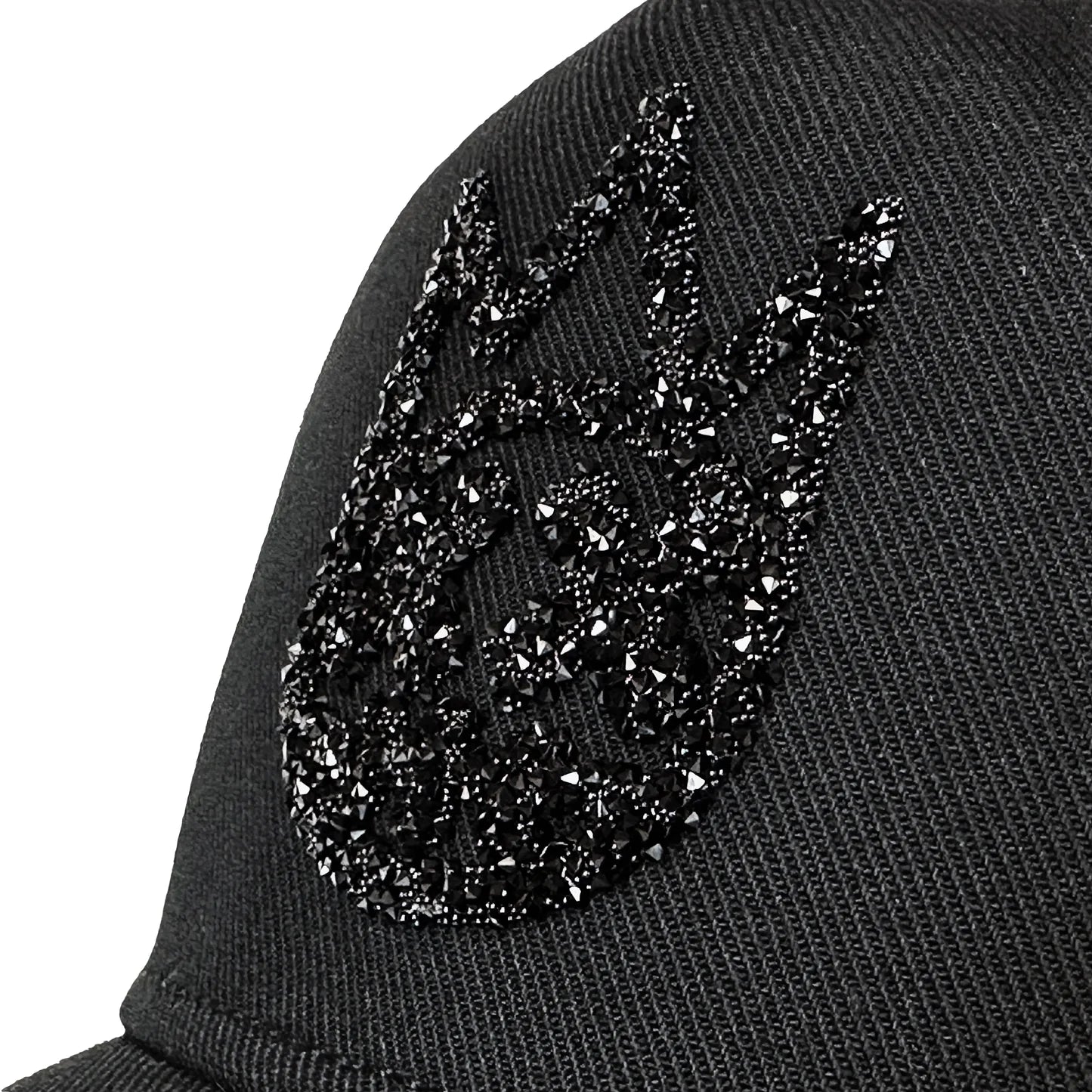 Cult Of Individuality  Crystal Logo  Mesh Back Trucker Hat - Blue Jeans