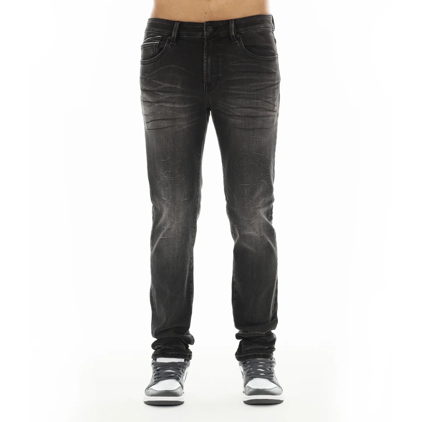 Cult Of Individuality Rocker Slim 602 Jeans In Ash