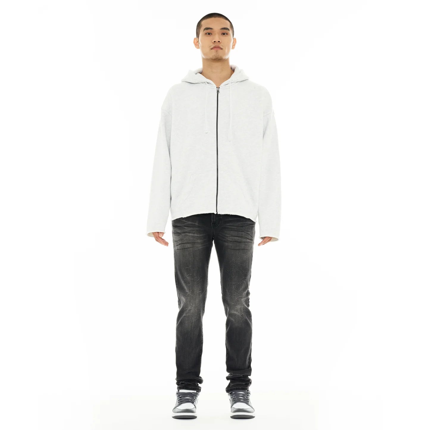 Cult Of Individuality Rocker Slim 602 Jeans In Ash