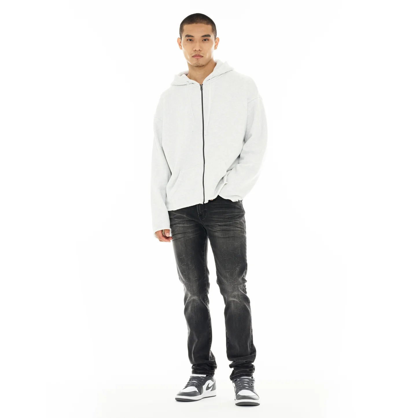 Cult Of Individuality Rocker Slim 602 Jeans In Ash
