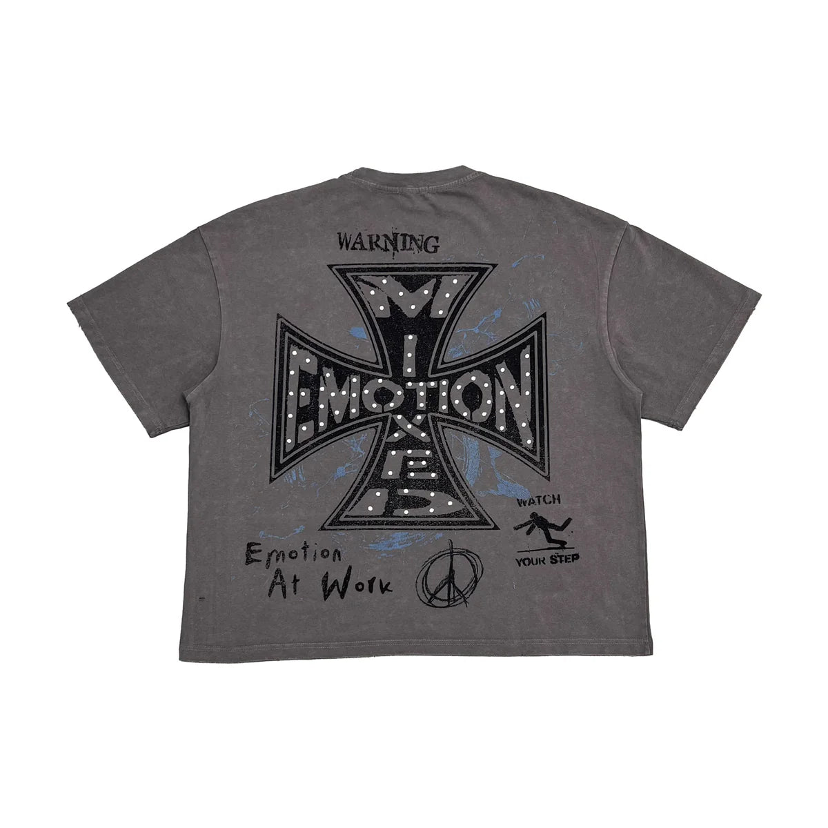 Mixed Emotion Grey “Friends” Tee