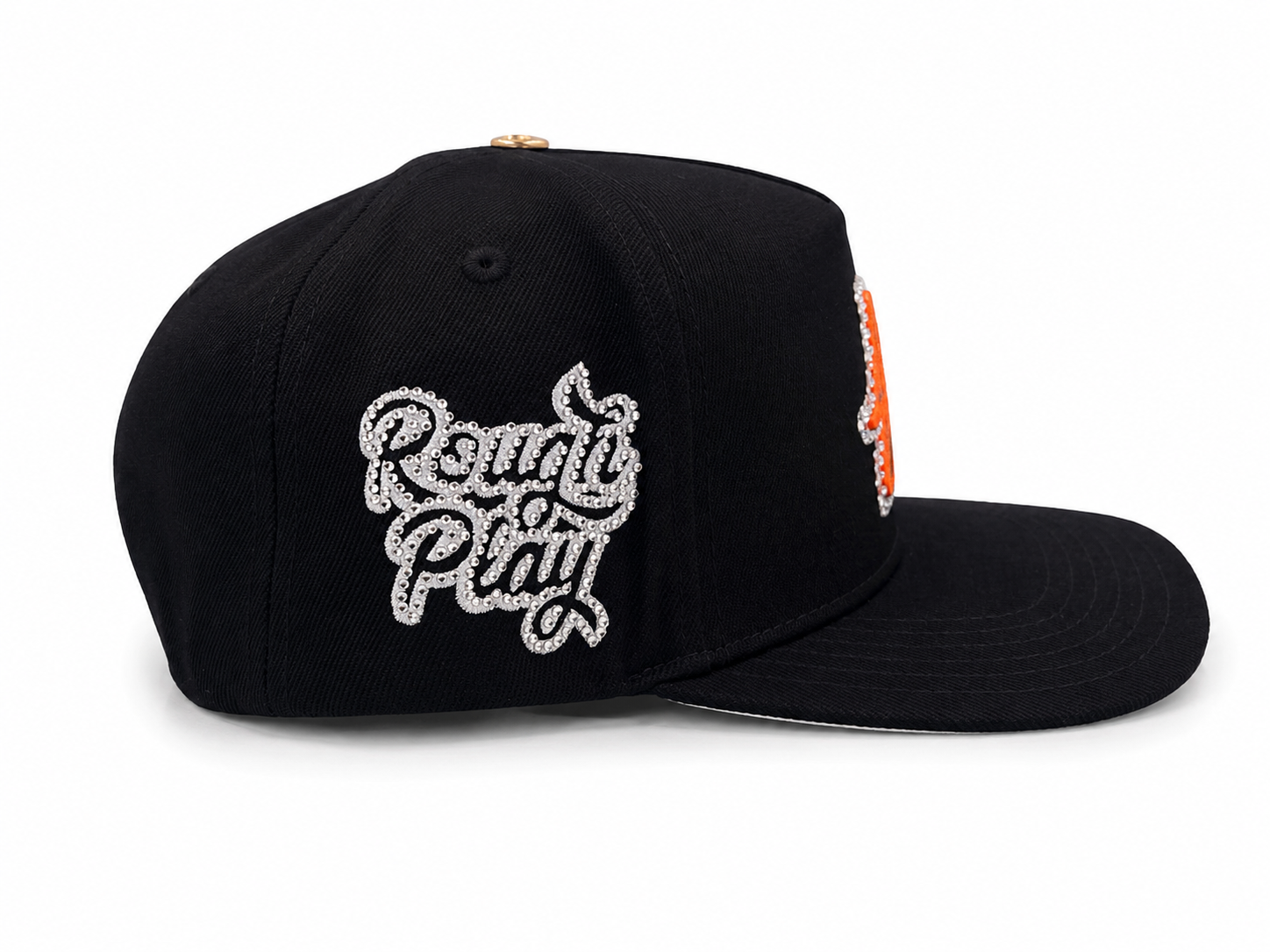 Roughplay Black/Orange Snapback
