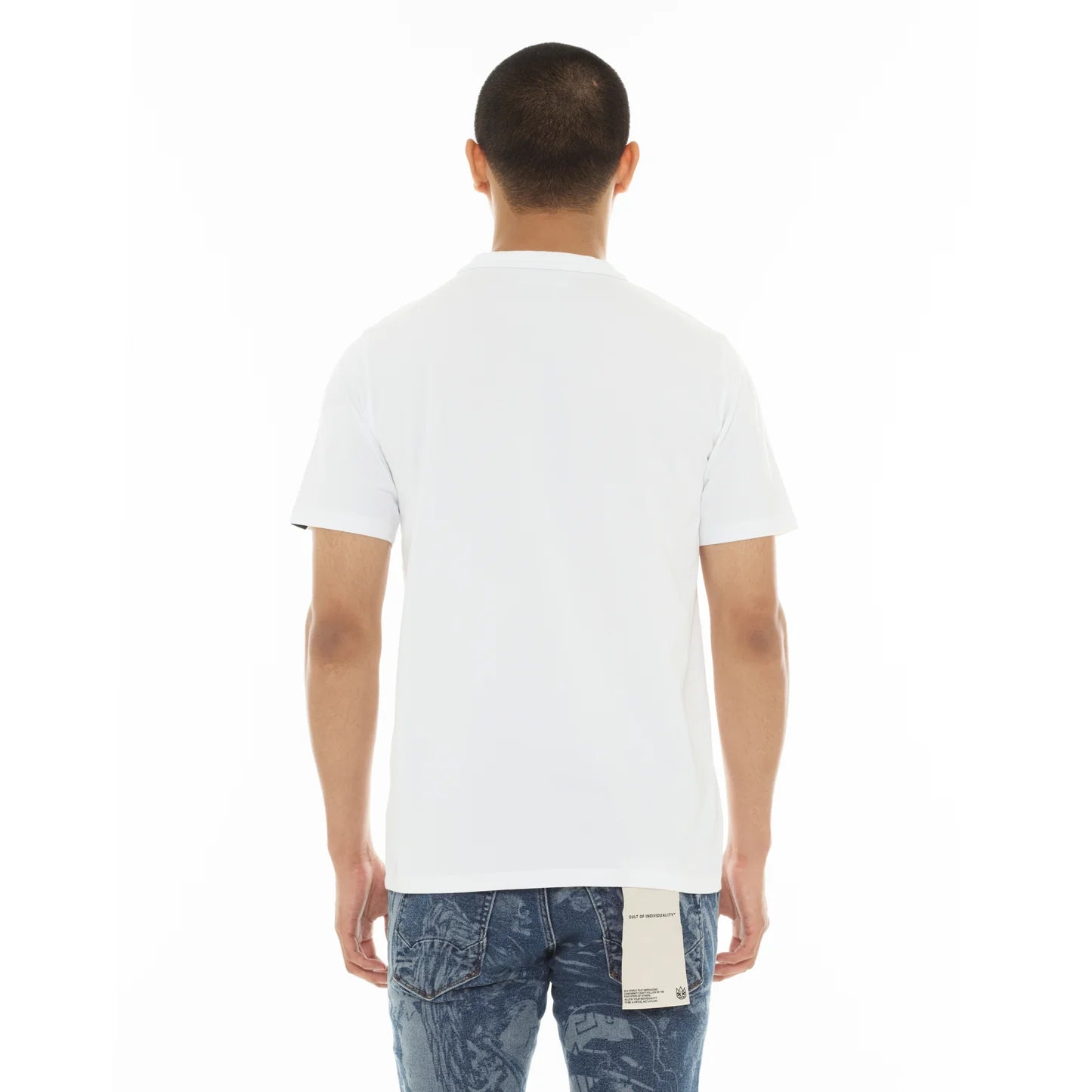 Cult Of Individuality Oversized Short Sleeve Crew Neck Tee "The Artificial Paradise “
