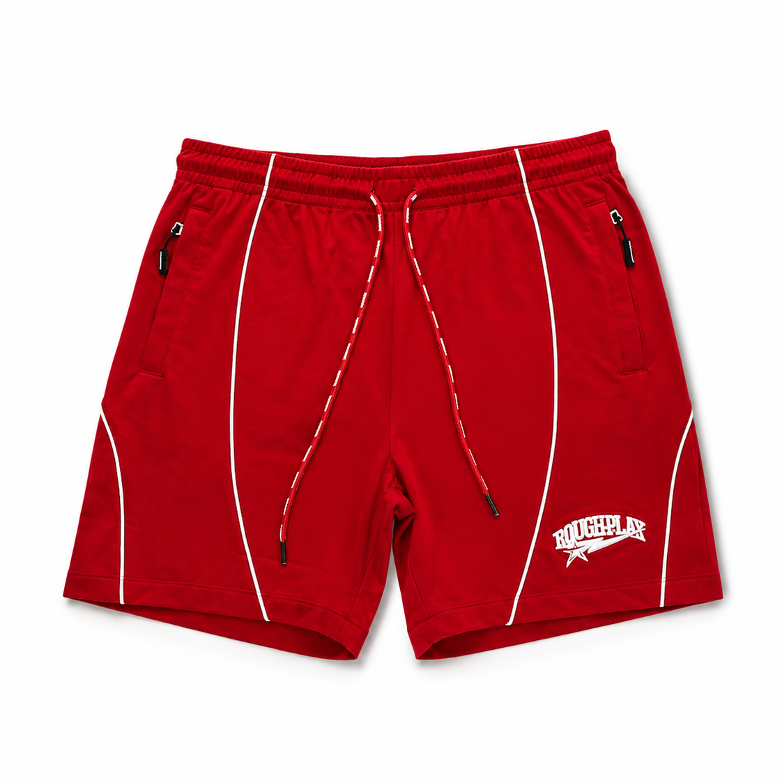 Roughplay Red Pipe Shorts