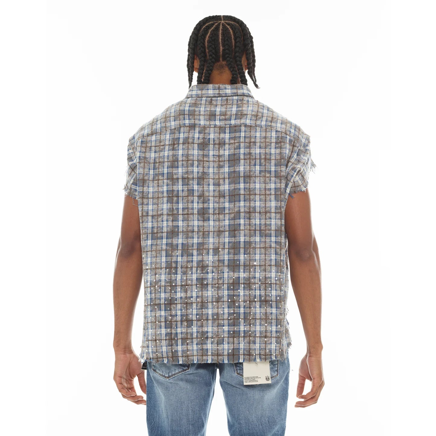 Cult OF Individuality Sleeveless Woven Shirt