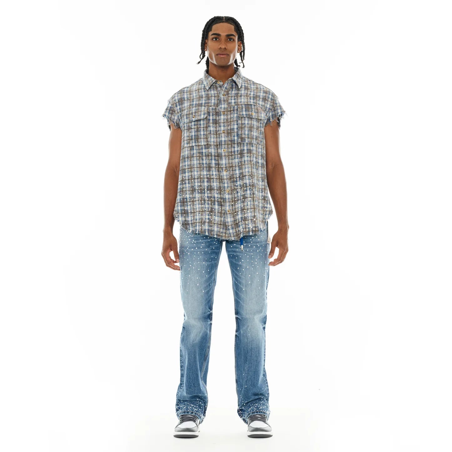 Cult OF Individuality Sleeveless Woven Shirt