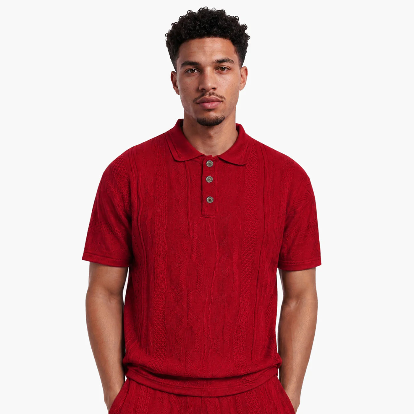 Coogi New - Light Weight Sweater Knit Short-Set