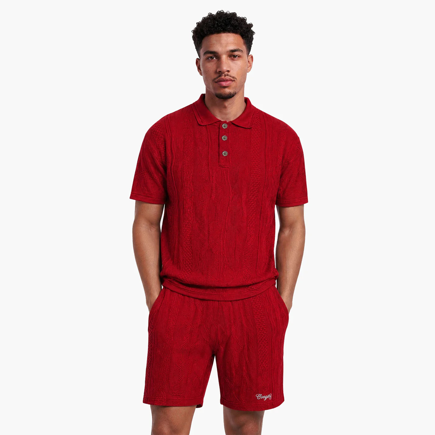 Coogi New - Light Weight Sweater Knit Short-Set
