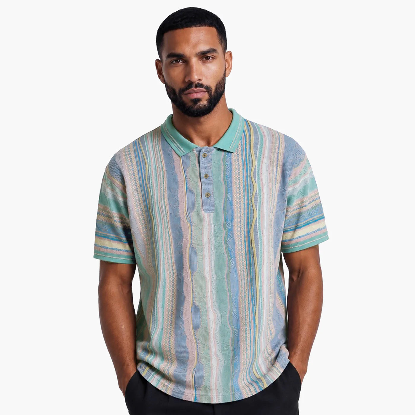 Coogi New - Light Weight Sweater Knit Short-Set