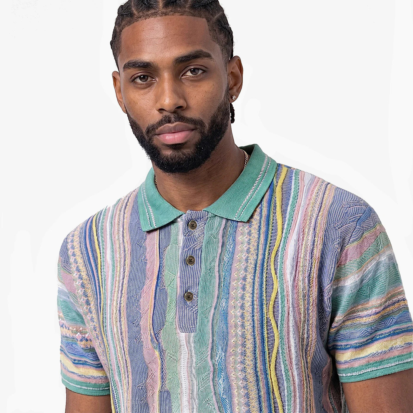 Coogi New - Light Weight Sweater Knit Short-Set