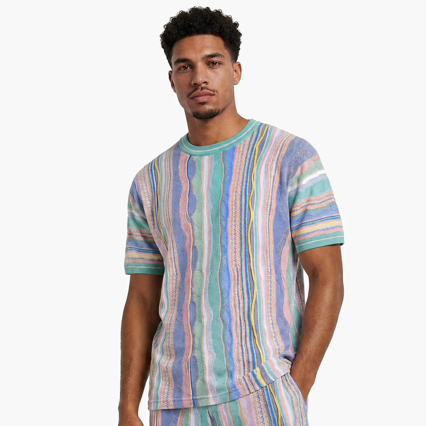 Coogi New - Light Weight Sweater Knit Short-Set