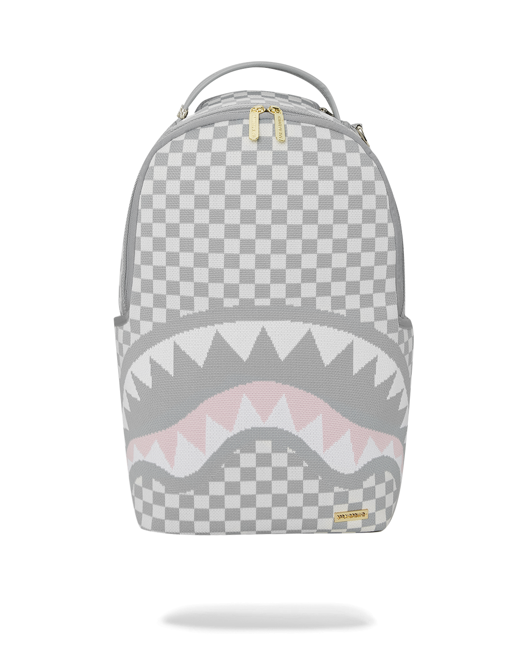 Sprayground Knit Sharks In Paris In Cream DLX Backpack