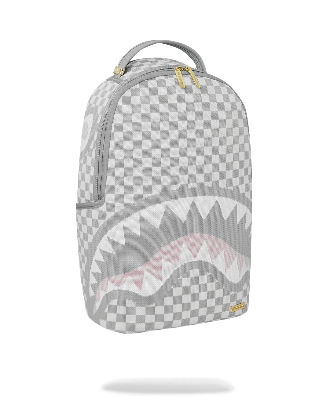 Sprayground Knit Sharks In Paris In Cream DLX Backpack
