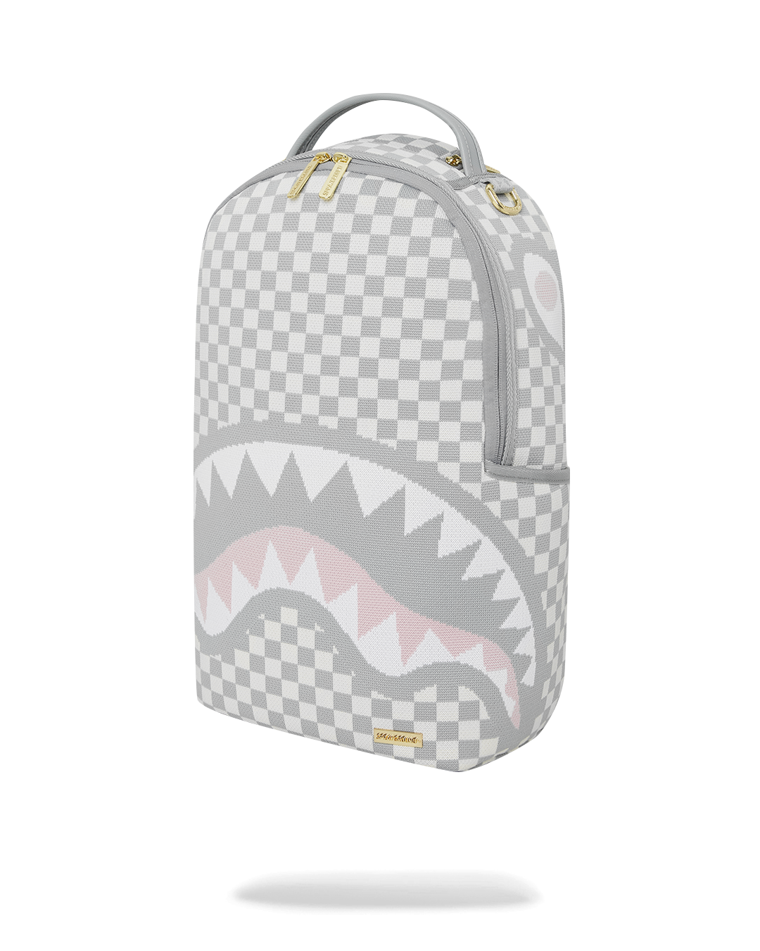 Sprayground Knit Sharks In Paris In Cream DLX Backpack