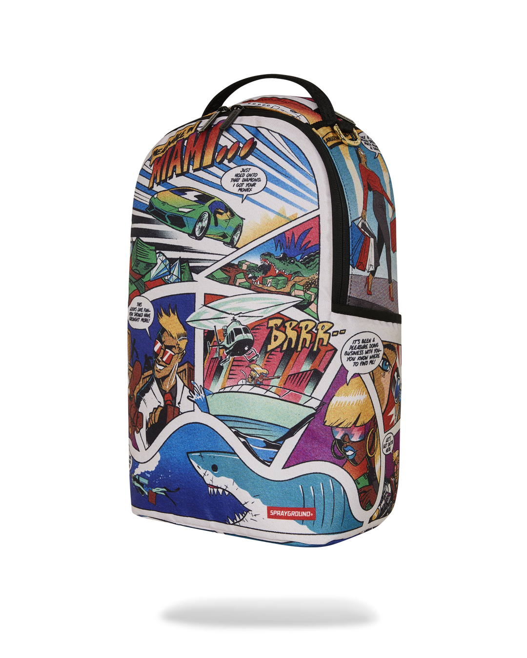 Sprayground 305 Action Packed Night Spot DLXR Backpack