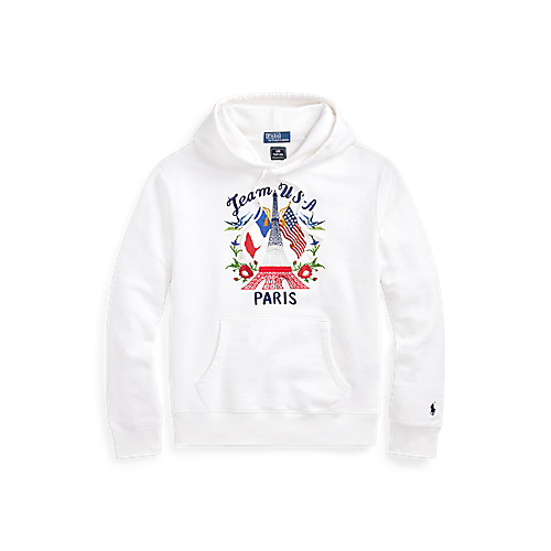 Polo Ralph Team USA Embroidered Fleece Hoodie