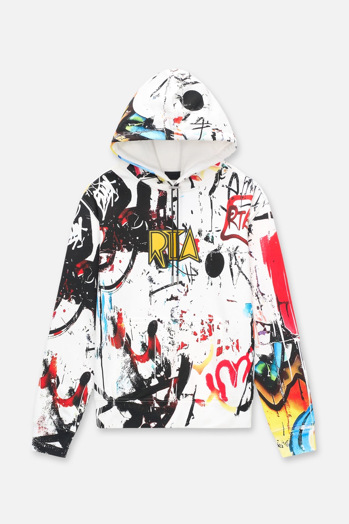RTA Dion Hoodie | White Graffiti