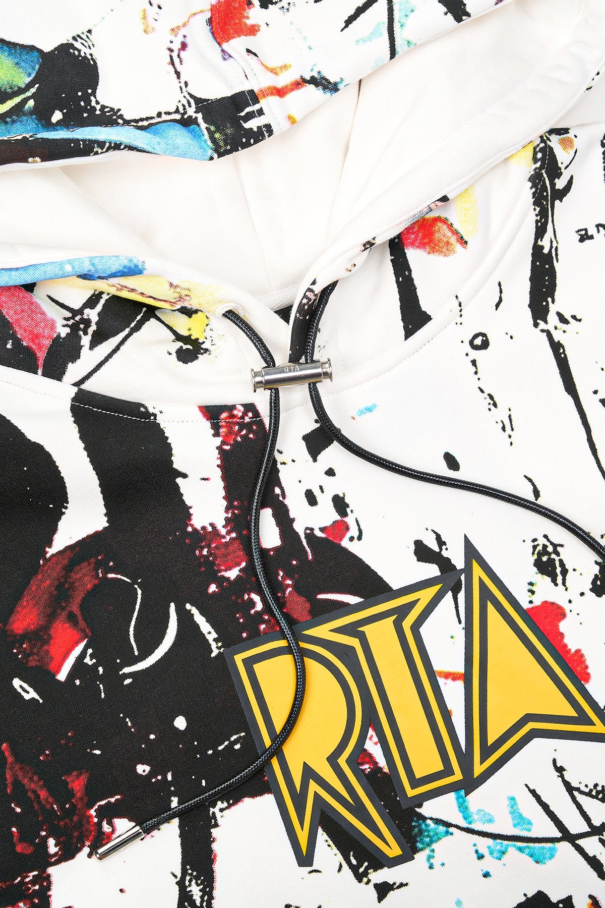 RTA Dion Hoodie | White Graffiti