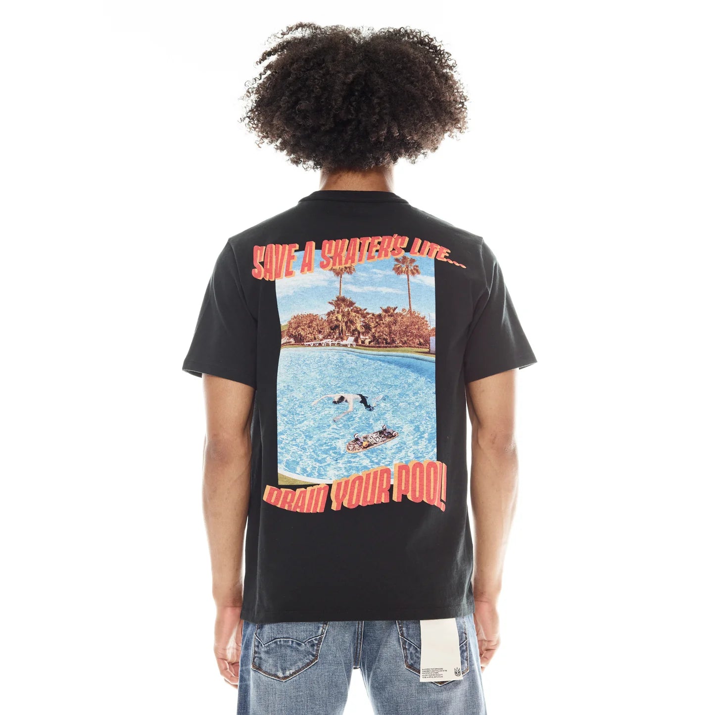 Cult Of Individuality Short Sleeve Crew Neck Tee "SaveSkater”