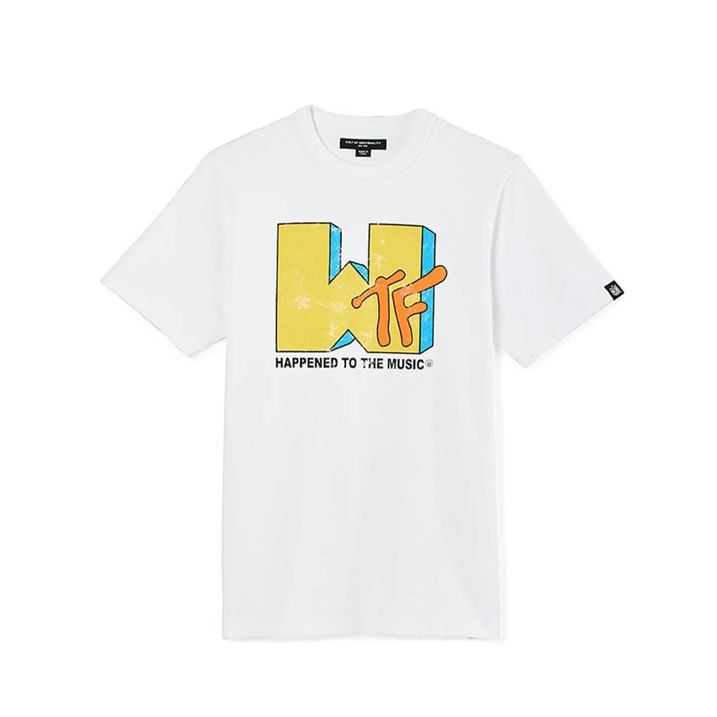 Cult Of Individuality Short Sleeve Crew Neck Tee "WTF”