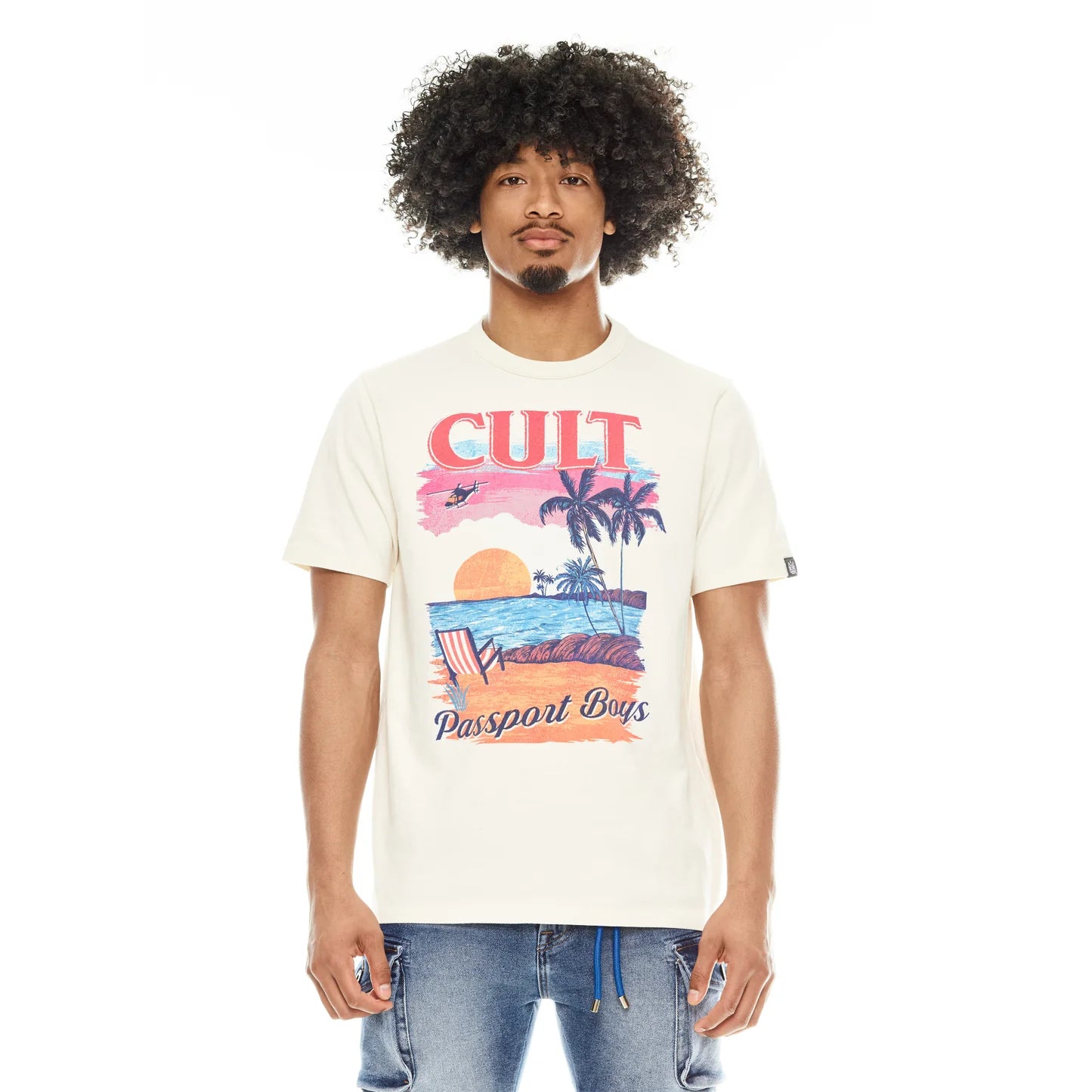 Cult Of Individuality Short Sleeve Crew Neck Tee "Passport Boys”