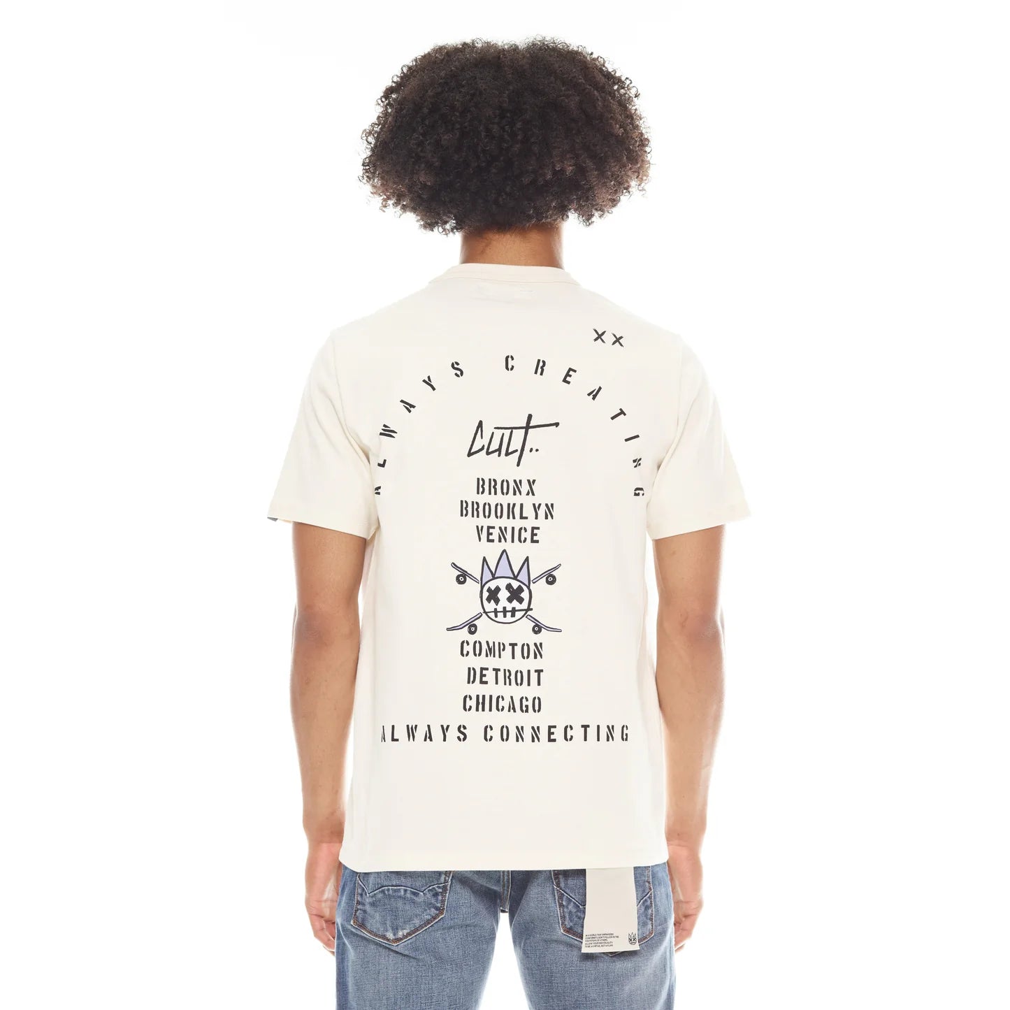 Cult Of Individuality Short Sleeve Crew Neck Tee "Always Creating ”