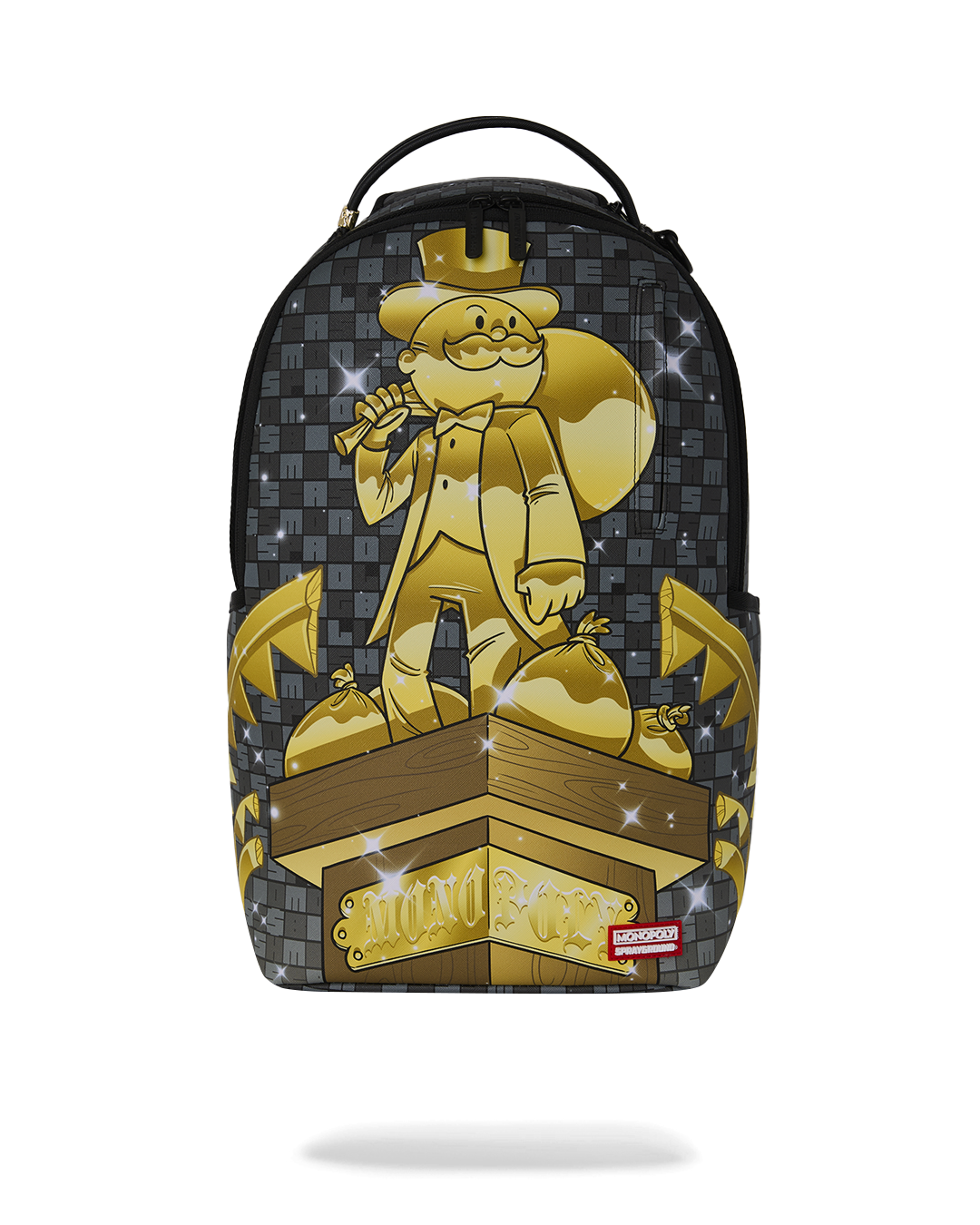 Sprayground Monopoly Collab - Get The Gold Backpack