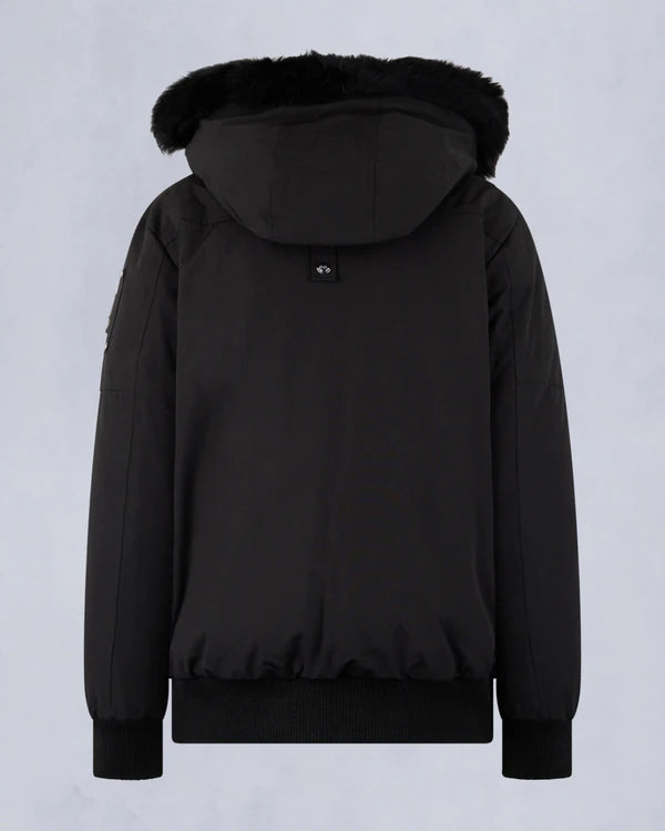 Moose Knuckles Kids Unisex Original Shearling Trim Bomber