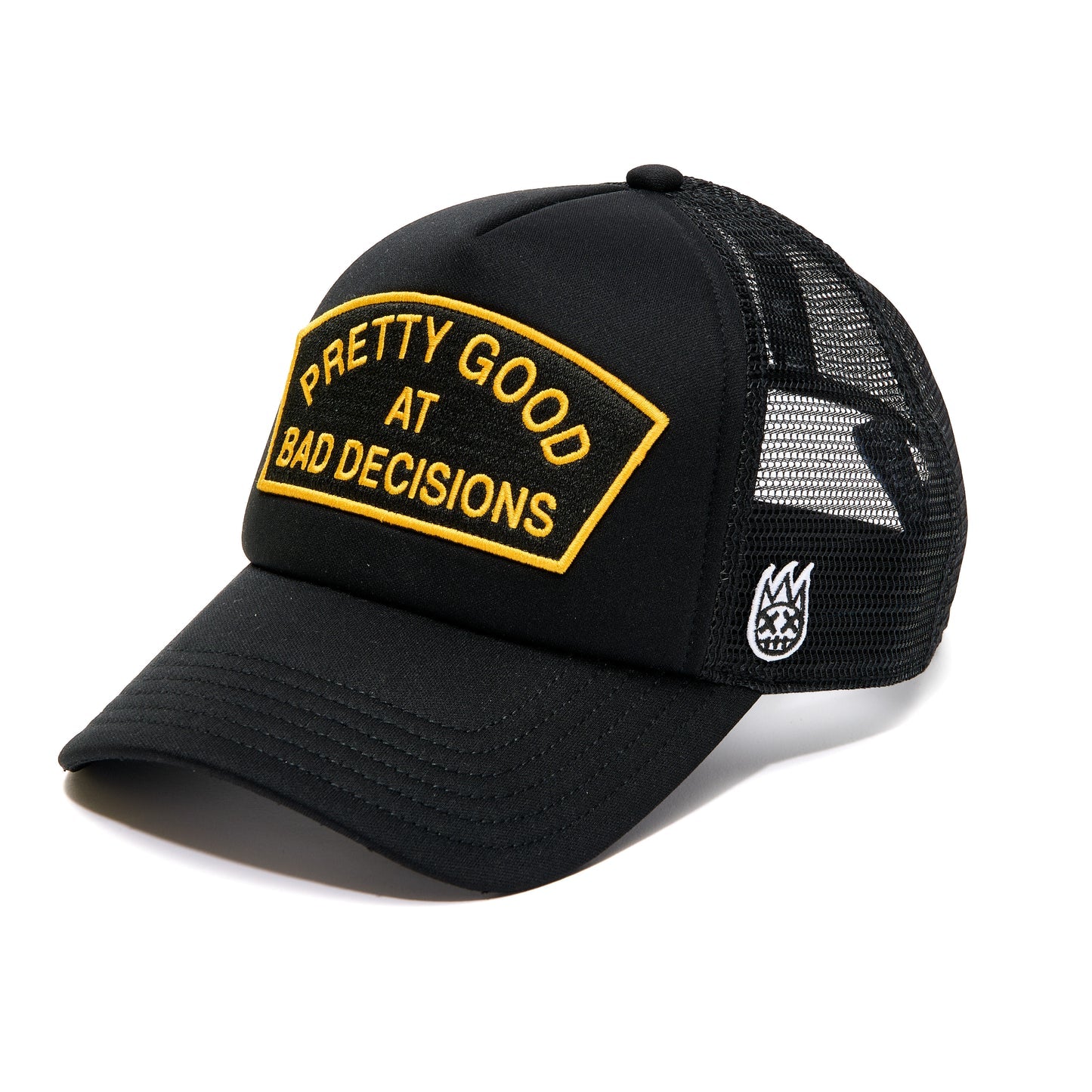 Cult Of Individuality “Bad Decisions” Mesh Back Trucker Hat