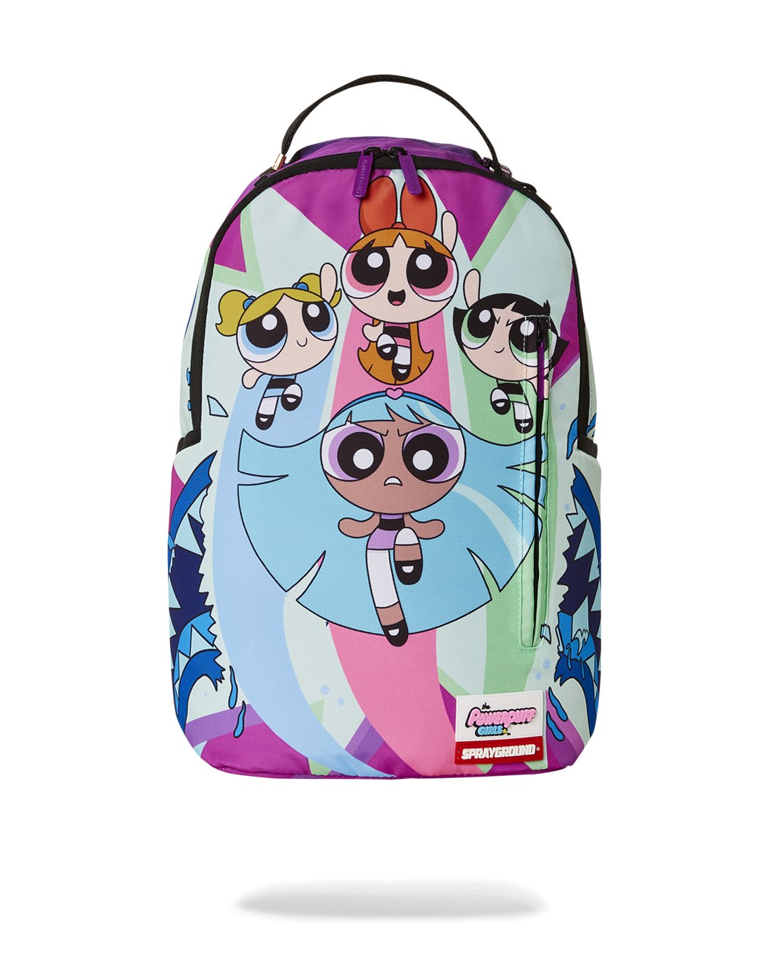 SprayGround Power Puff Girl Monster Shark DLXSR Backpack